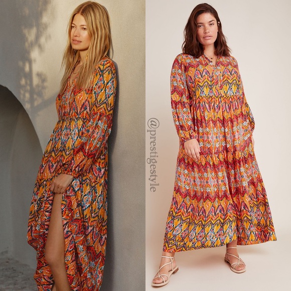 anthropologie anastasia maxi dress